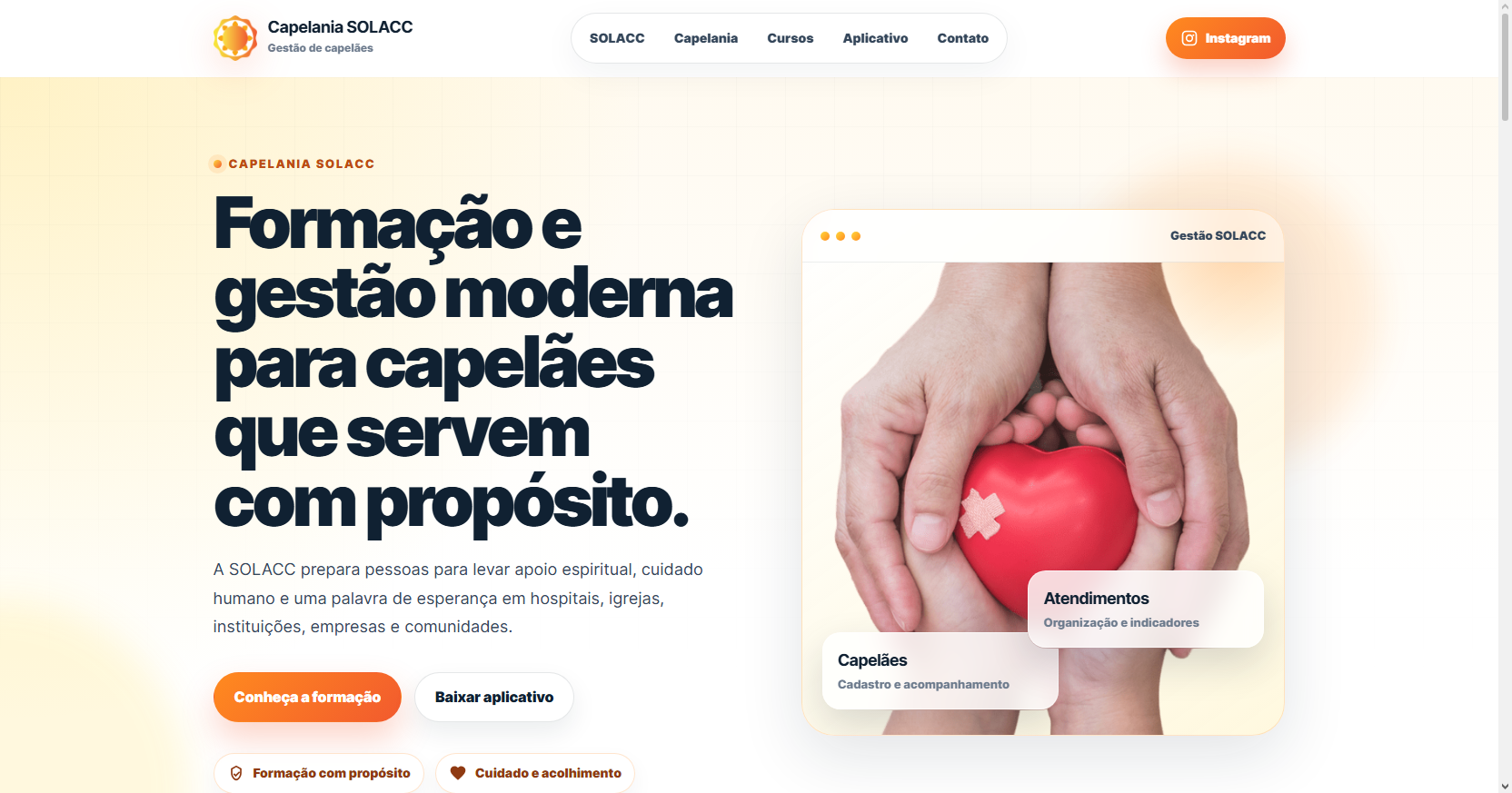 Sistema Capelania SOLACC